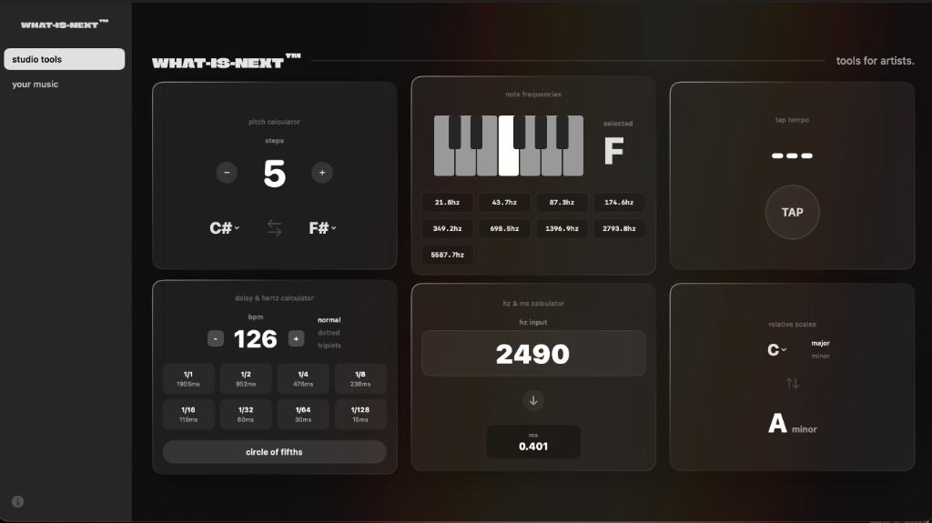 what-is-next™ tools